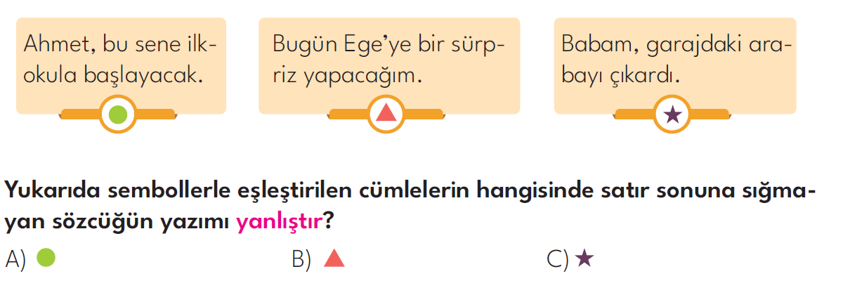 3.SINIF 2024-2025 EĞİTİM ÖĞRETİM YILI HAZIRBULUNUŞLULUK SINAVI