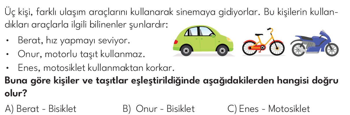 3.SINIF 2024-2025 EĞİTİM ÖĞRETİM YILI HAZIRBULUNUŞLULUK SINAVI