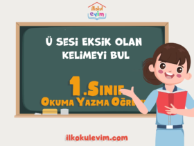 Ü Sesi Eksik Olan Kelimeyi Bul