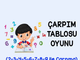 3 ve 4.Sınıflar Çarpım Tablosu Oyunu