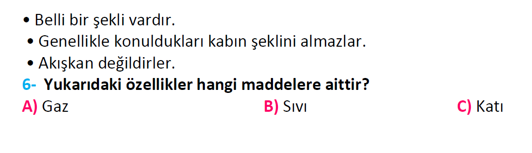 3. Sınıf Türkiye Geneli Kazanım Değerlendirme Sınavı-3