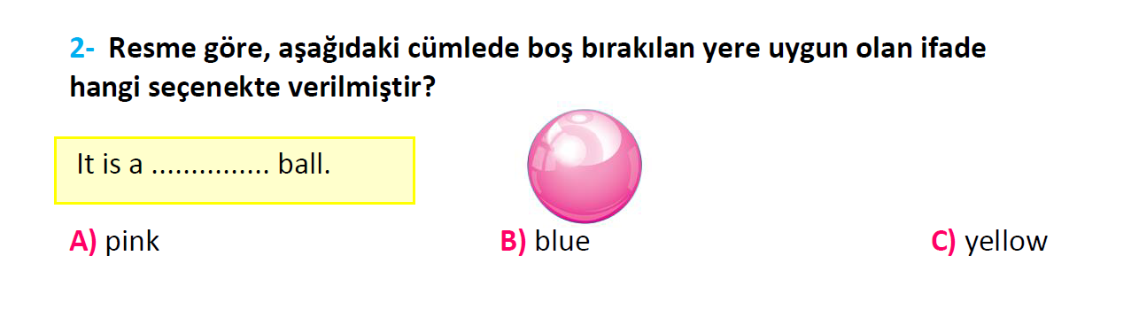 3. Sınıf Türkiye Geneli Kazanım Değerlendirme Sınavı-3