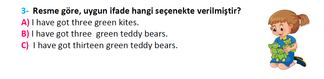 3. Sınıf Türkiye Geneli Kazanım Değerlendirme Sınavı-3