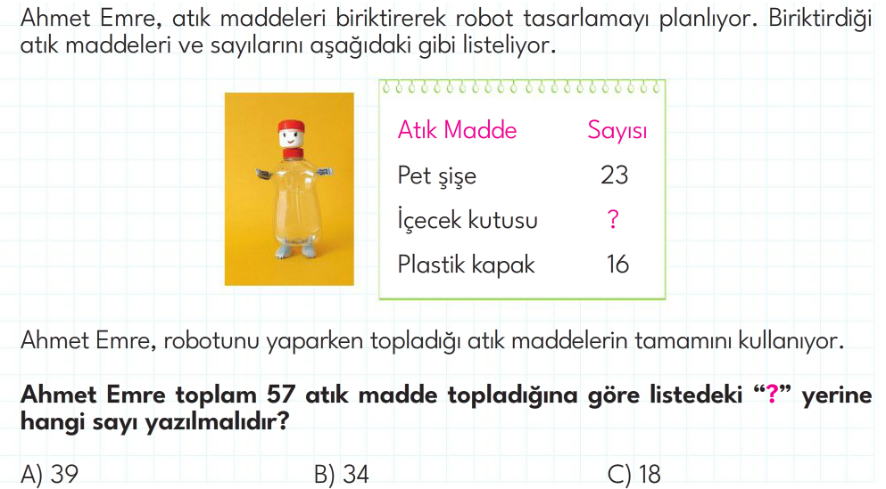 2. Sınıf Ultra Serisi Yeni Nesil Sorular