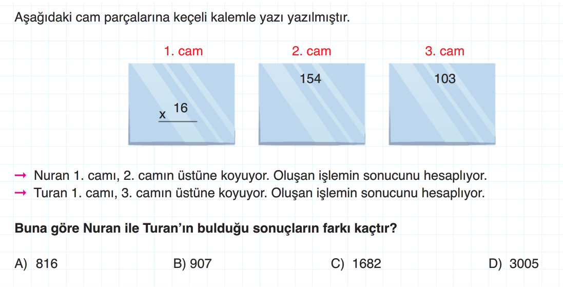 4. Sınıf Ultra Serisi Yeni Nesil Sorular