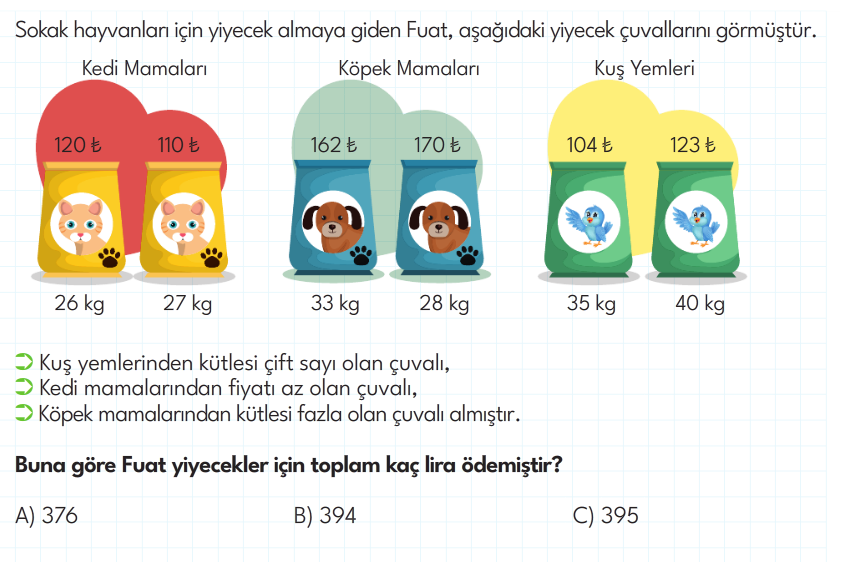 3. Sınıf Ultra Serisi Yeni Nesil Sorular