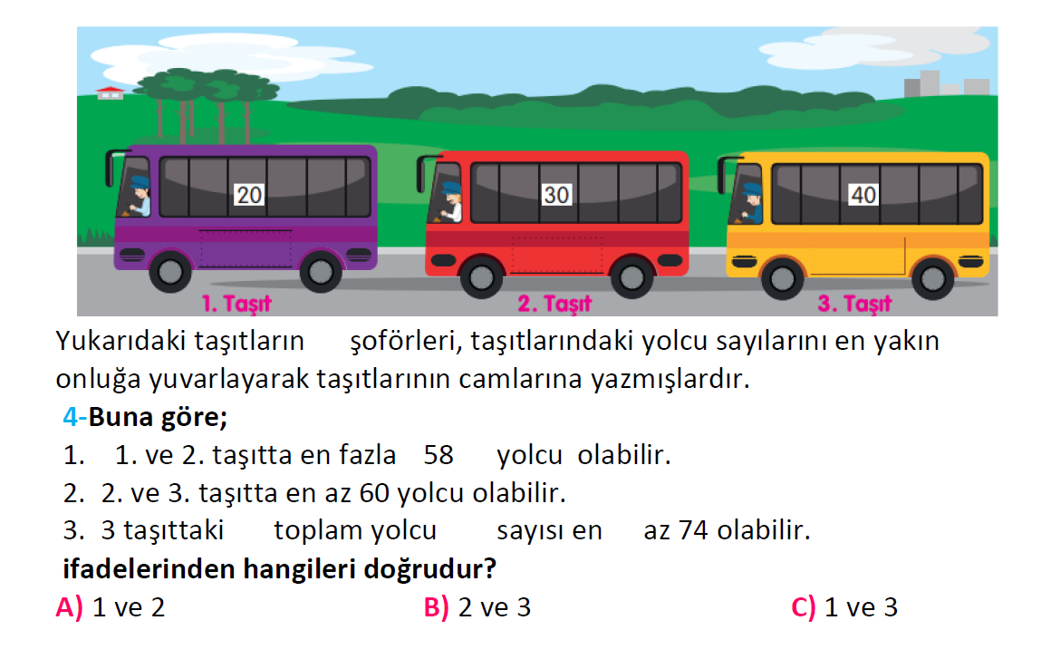 2. Sınıf Türkiye Geneli Kazanım Değerlendirme Sınavı-3