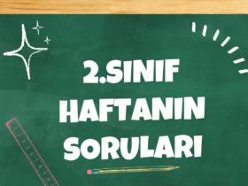 2.Sınıf Haftanın Soruları (1-2-3. Hafta)