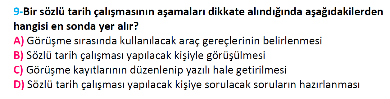 4. Sınıf Türkiye Geneli Kazanım Değerlendirme Sınavı-3