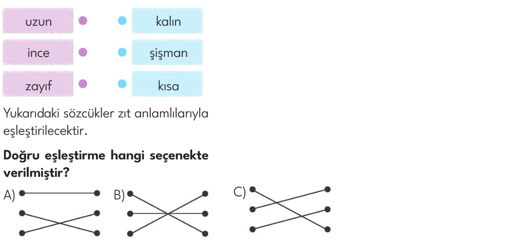 2.SINIFTAN 3.SINIFA GEÇENLER İÇİN TARAMA SINAVI ( MÜFREDAT 1-2-3-4. HAFTA)