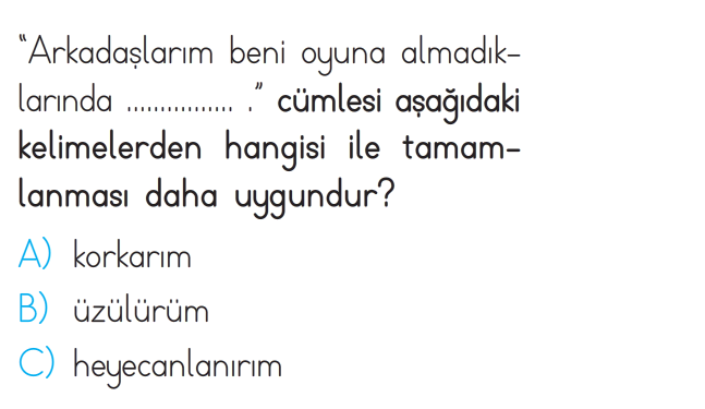 1. Sınıftan 2. sınıfa Geçenlere Türkçe Taraması-1