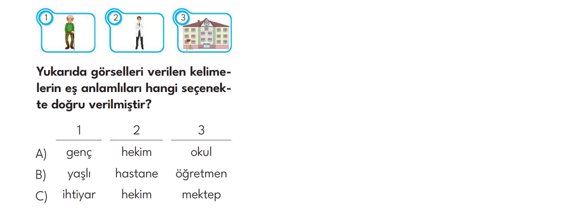 2.SINIFTAN 3.SINIFA GEÇENLER İÇİN TARAMA SINAVI ( MÜFREDAT 1-2-3-4. HAFTA)