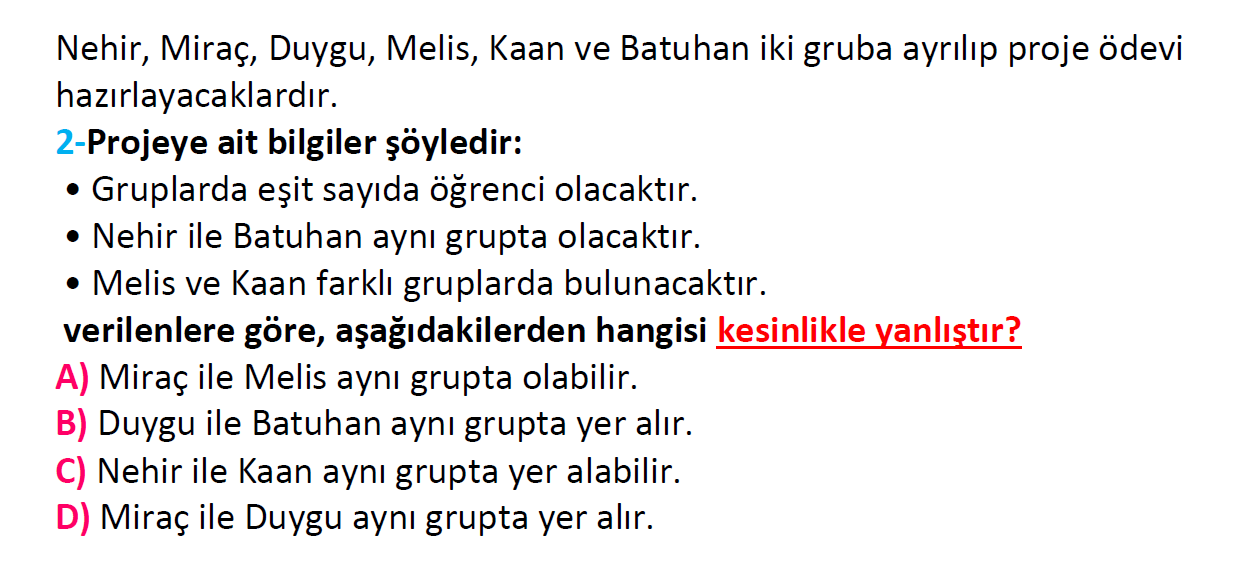 4. Sınıf Türkiye Geneli Kazanım Değerlendirme Sınavı-3