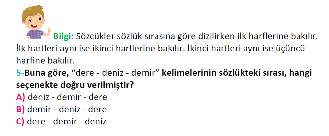 2. Sınıf Türkiye Geneli Kazanım Değerlendirme Sınavı-3