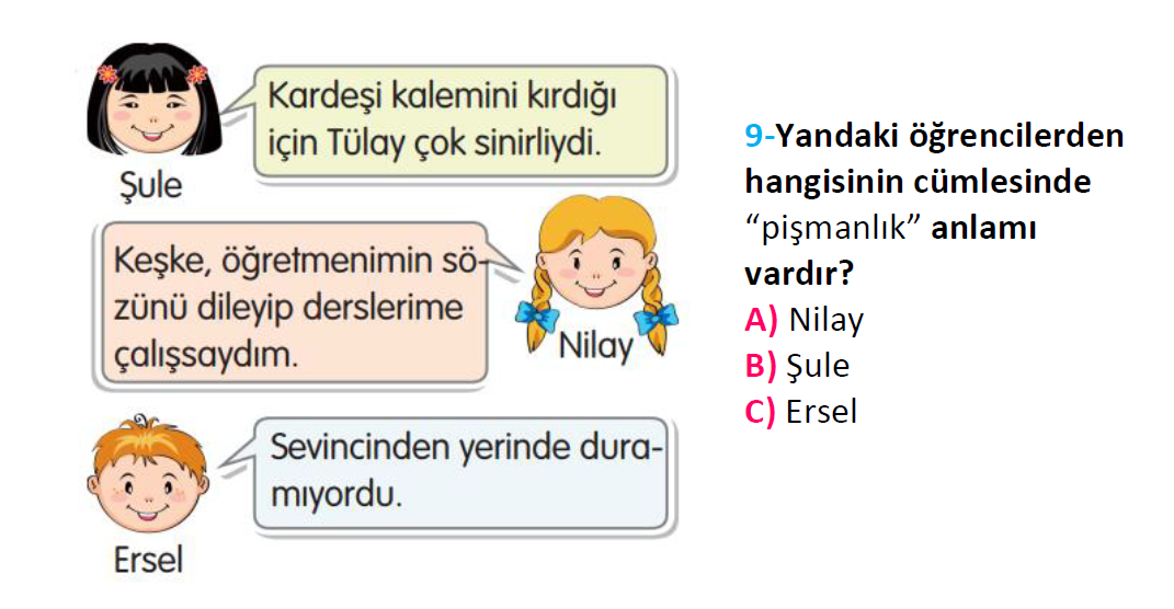 2. Sınıf Türkiye Geneli Kazanım Değerlendirme Sınavı-3